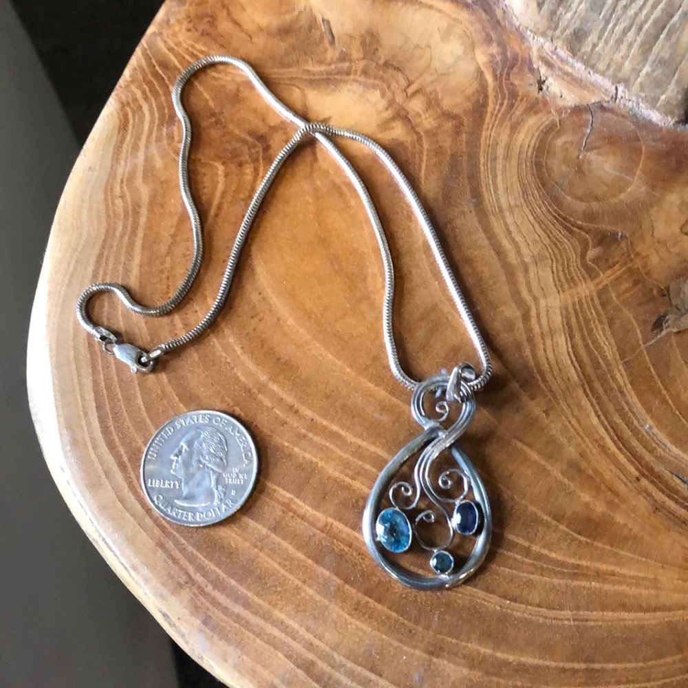 Topaz necklace